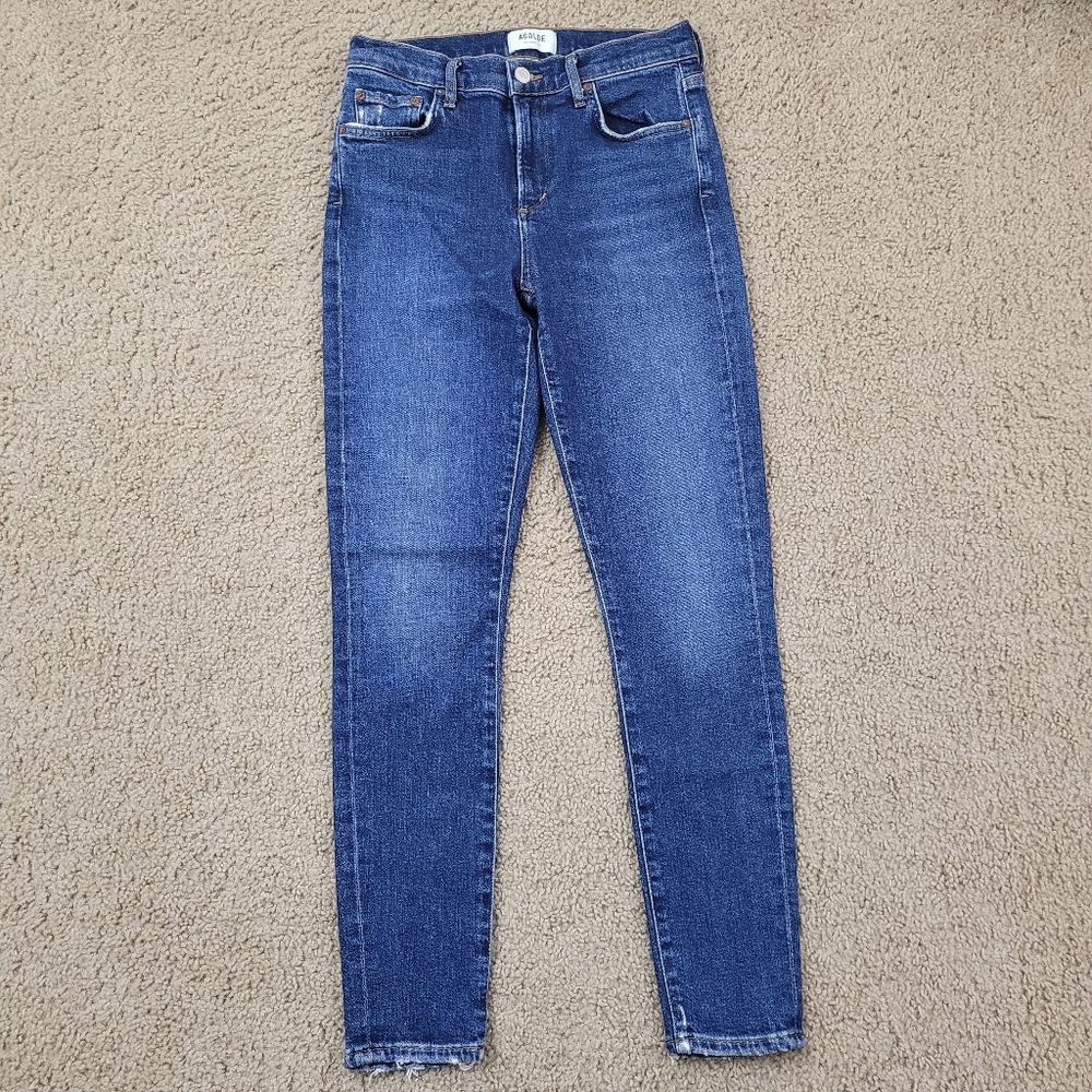 AGOLDE Sophie Mid Rise Ankle Jeans